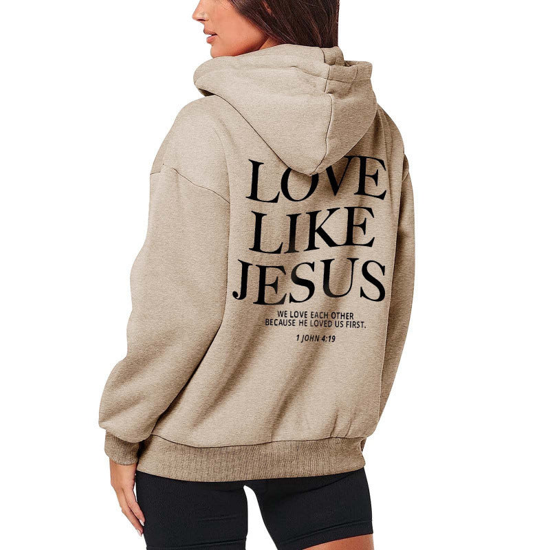Love Like Jesus Zipper Hoodie