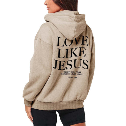 Love Like Jesus Zipper Hoodie