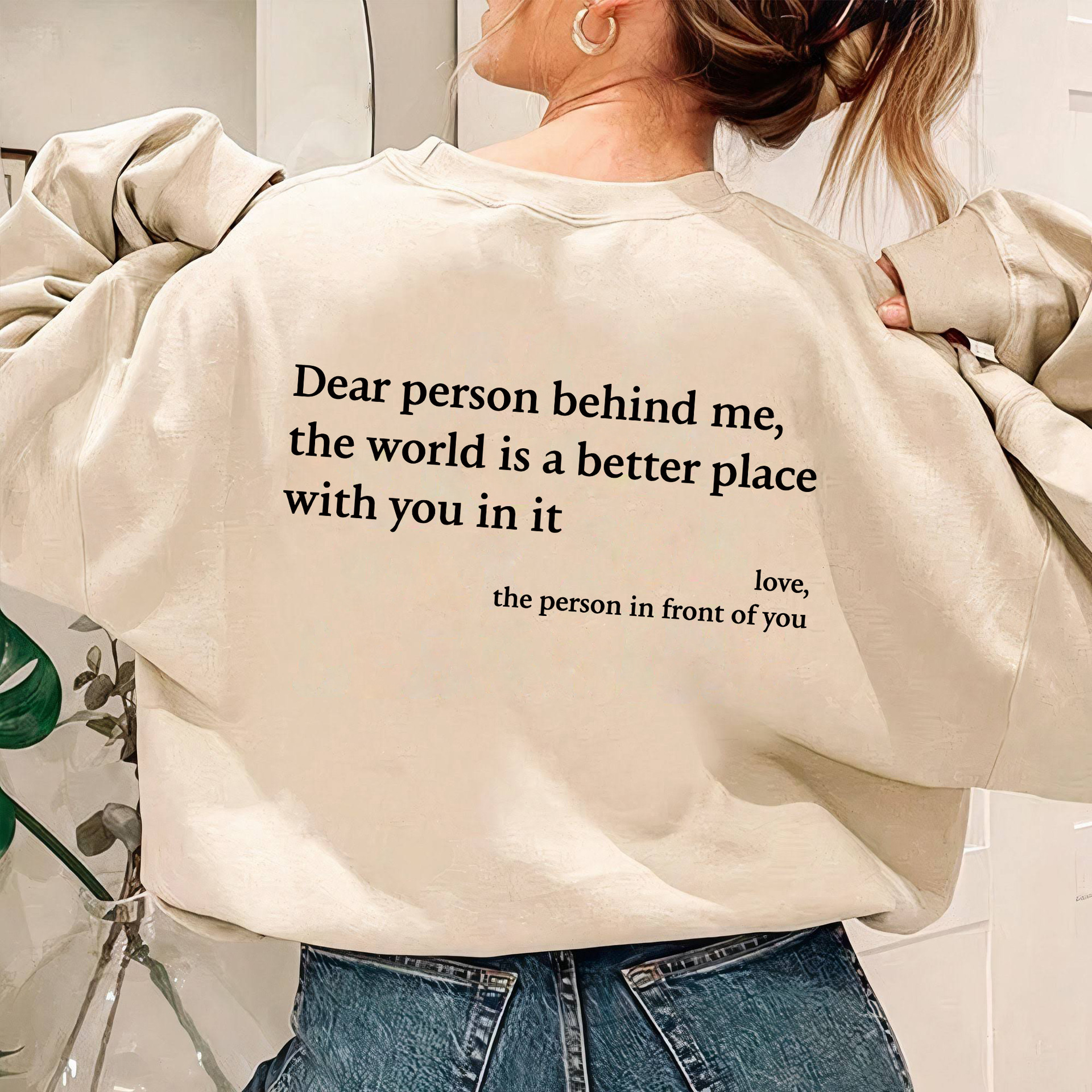 .You Are Enough Sweatshirt.