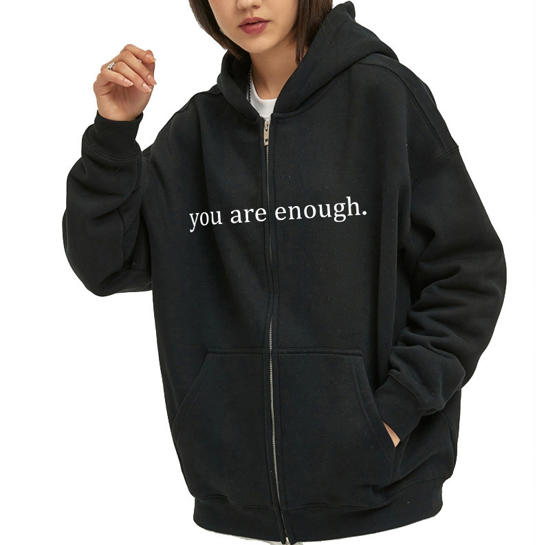 .You Are Enough Zipper.