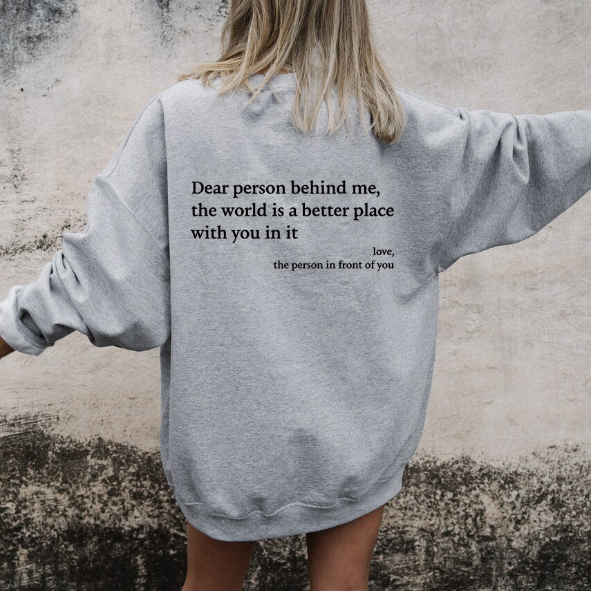 .You Are Enough Sweatshirt.