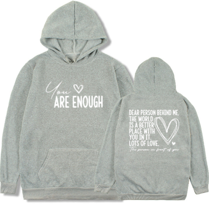 You Are Enough Hoodie 2