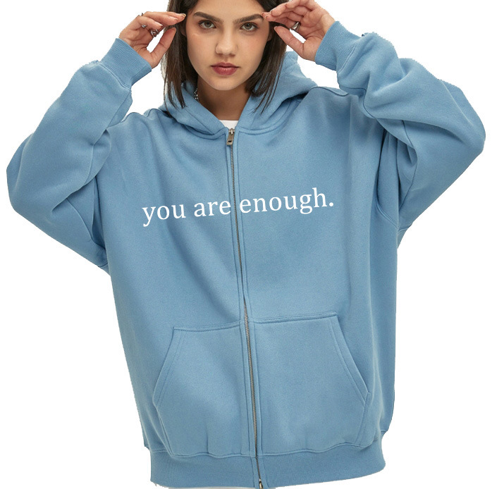 You Are Enough Zipper