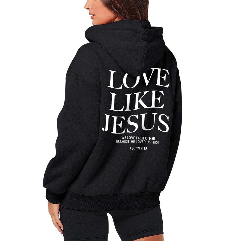 Love Like Jesus Zipper Hoodie