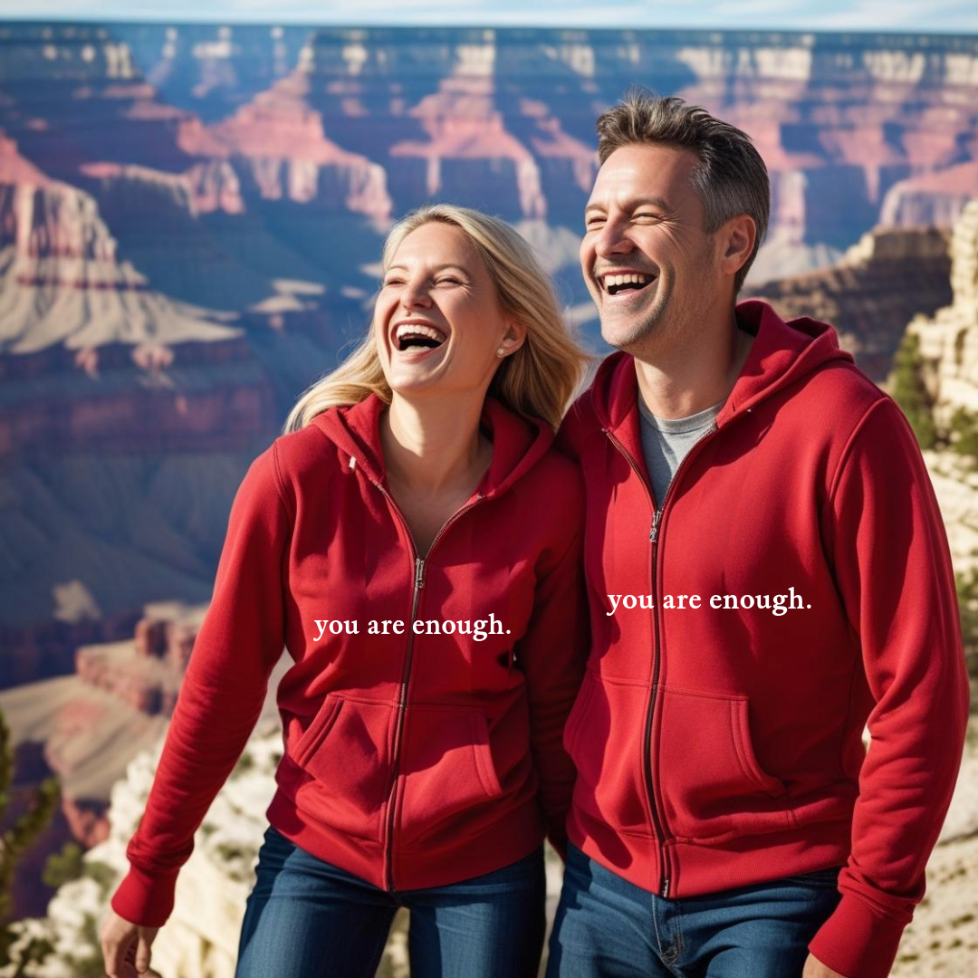 .You Are Enough Zipper.