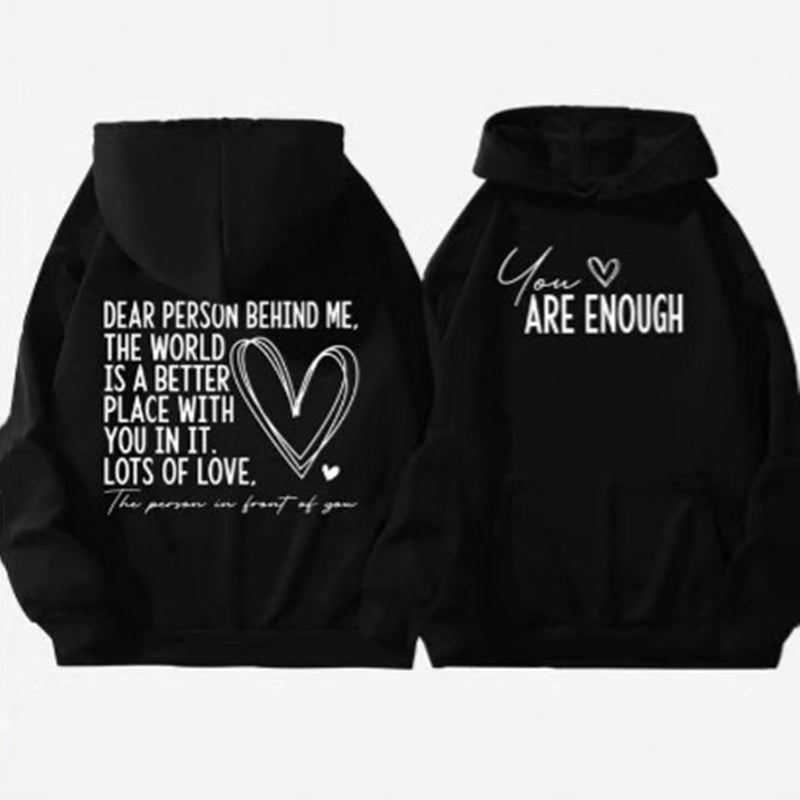 You Are Enough Hoodie 2