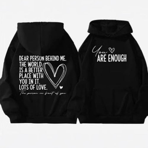 You Are Enough Hoodie 2