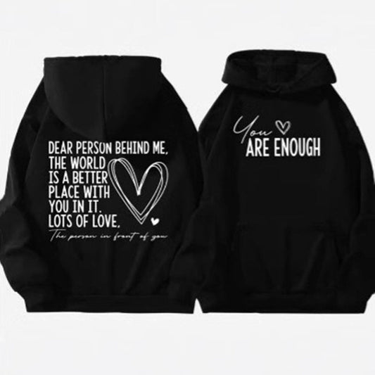 You Are Enough Hoodie 2