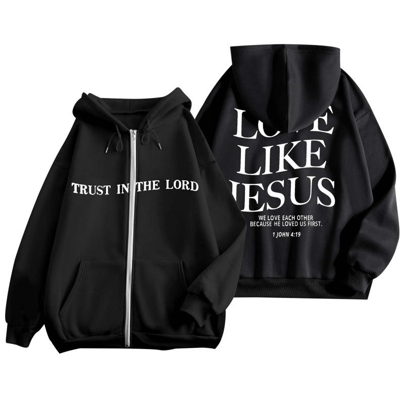 Love Like Jesus Zipper Hoodie